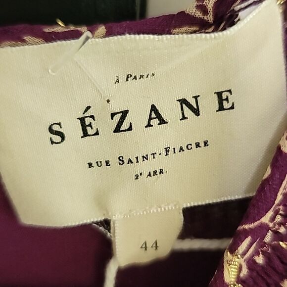 Sezane NWT Rare Priscilla Midi Dress Size 44 - Picture 9 of 13
